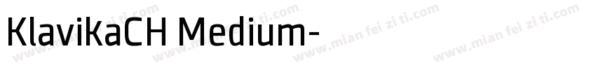 KlavikaCH Medium字体转换